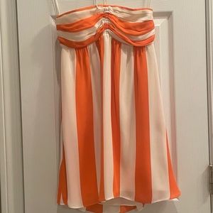 Alice and Olivia XS halter front tie mini dress